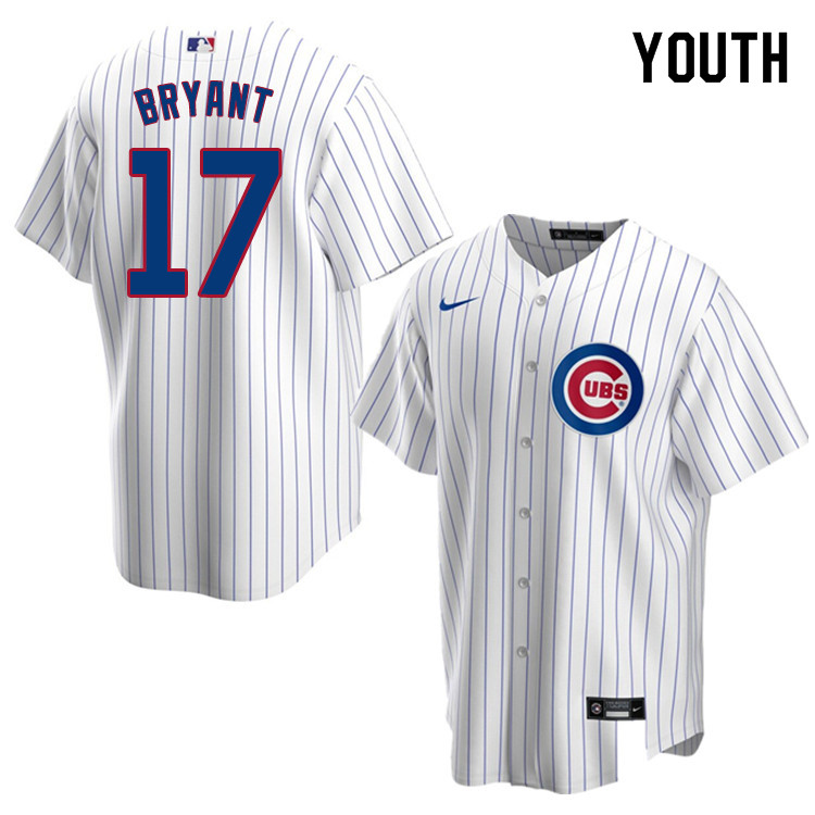 Nike Youth #17 Kris Bryant Chicago Cubs Baseball Jerseys Sale-White